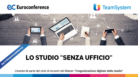 Immagine Lo studio “senza ufficio” | Euroconference